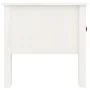 Solid white pine wood side table 50x50x49 cm by vidaXL, Side tables - Ref: Foro24-813796, Price: 42,16 €, Discount: %
