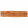 Tablero rectangular madera de acacia borde vivo 180x40x3,8 cm