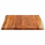 Tablero de mesa rectangular borde natural acacia 110x80x3,8 cm en Tableros para mesas | Comprar online en Foro24