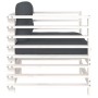 Garden armchairs with cushions 2 pcs solid white pine wood by vidaXL, Modular outdoor sofas - Ref: Foro24-825675, Price: 167,...
