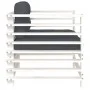 Garden armchairs with cushions 2 pcs solid white pine wood by vidaXL, Modular outdoor sofas - Ref: Foro24-825675, Price: 166,...