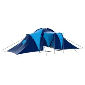 Dunkelblaues und blaues Stoffzelt für 9 Personen von vidaXL, Zelte - Ref: Foro24-90411, Preis: 152,51 €, Rabatt: %