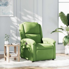 Sillón reclinable de terciopelo verde claro Sillón reclinable de terciopelo verde claro