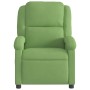 Sillón reclinable de terciopelo verde claro