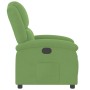 Sillón reclinable de terciopelo verde claro
