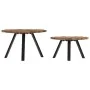 Couchtische 2 Einheiten recyceltes Massivholz von vidaXL, Couchtisch - Ref: Foro24-247933, Preis: 130,98 €, Rabatt: %