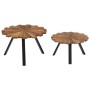 Coffee tables 2 units recycled solid wood by vidaXL, Coffee table - Ref: Foro24-247933, Price: 133,46 €, Discount: %