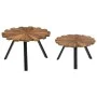 Couchtische 2 Einheiten recyceltes Massivholz von vidaXL, Couchtisch - Ref: Foro24-247933, Preis: 130,98 €, Rabatt: %
