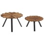 Coffee tables 2 units recycled solid wood by vidaXL, Coffee table - Ref: Foro24-247933, Price: 133,46 €, Discount: %