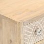 Aparador de hierro y madera maciza de mango 55x30x76 cm