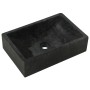 Schwarzes Marmorwaschbecken mit Glanz 45x30x12 cm von vidaXL, Sinkt - Ref: Foro24-142772, Preis: 124,52 €, Rabatt: %