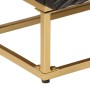 Cómoda madera maciza de mango y hierro negro 55x30x76 cm