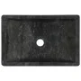 Lavabo de mármol negro con brillo 45x30x12 cm de vidaXL, Lavabos - Ref: Foro24-142772, Precio: 123,71 €, Descuento: %