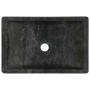 Schwarzes Marmorwaschbecken mit Glanz 45x30x12 cm von vidaXL, Sinkt - Ref: Foro24-142772, Preis: 124,52 €, Rabatt: %