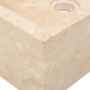 Cremefarbenes Marmorwaschbecken mit Glanz 45x30x12 cm von vidaXL, Sinkt - Ref: Foro24-142773, Preis: 147,79 €, Rabatt: %
