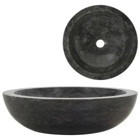 Sink 40x12 cm black marble by vidaXL, Sinks - Ref: Foro24-142774, Price: 102,69 €, Discount: %