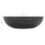 Waschbecken 40x12 cm aus schwarzem Marmor von vidaXL, Sinkt - Ref: Foro24-142774, Preis: 113,95 €, Rabatt: %