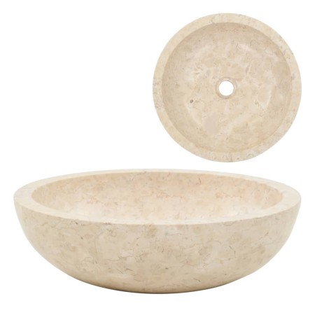 Spüle 40x12 cm cremefarbene Marmorfarbe von vidaXL, Sinkt - Ref: Foro24-142775, Preis: 125,78 €, Rabatt: %