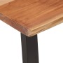 Mesa de centro madera maciza acacia 110x55x40 cm