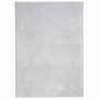 Alfombra de pelo corto suave lavable HUARTE gris 140x200 cm