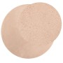 Alfombra de pelo corto suave lavable HUARTE rosado Ø 100 cm