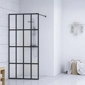 Transparent tempered glass shower screen 118x190 cm by vidaXL, Shower walls and screens - Ref: Foro24-145677, Price: 170,48 €...
