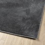 Alfombra de pelo corto OVIEDO gris antracita 240x240 cm en Alfombras | Comprar online en Foro24