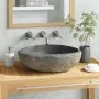 Lavabo de piedra de río ovalado 29-38 cm de vidaXL, Lavabos - Ref: Foro24-146212, Precio: 80,74 €, Descuento: %