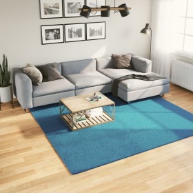 Alfombra de pelo corto OVIEDO turquesa 240x240 cm