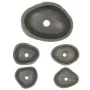 Lavabo de piedra de río ovalado 29-38 cm de vidaXL, Lavabos - Ref: Foro24-146212, Precio: 80,74 €, Descuento: %