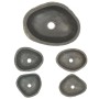 Ovales Flusssteinwaschbecken 29-38 cm von vidaXL, Sinkt - Ref: Foro24-146212, Preis: 84,34 €, Rabatt: %