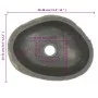 Lavabo de piedra de río ovalado 29-38 cm de vidaXL, Lavabos - Ref: Foro24-146212, Precio: 80,74 €, Descuento: %