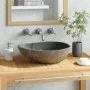 Ovales Flusssteinwaschbecken 37-46 cm von vidaXL, Sinkt - Ref: Foro24-146213, Preis: 91,62 €, Rabatt: %