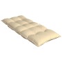 Cojines de silla con respaldo alto 2 uds tela Oxford beige