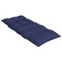 Cojines para silla respaldo alto 2 uds tela Oxford azul marino