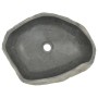 Ovales Waschbecken aus Flussstein (45-53)x(34-41) cm von vidaXL, Sinkt - Ref: Foro24-146214, Preis: 119,03 €, Rabatt: %
