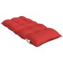 Cojines para silla con respaldo bajo 2 uds tela Oxford rojo