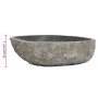 Ovales Waschbecken aus Flussstein (45-53)x(34-41) cm von vidaXL, Sinkt - Ref: Foro24-146214, Preis: 119,03 €, Rabatt: %