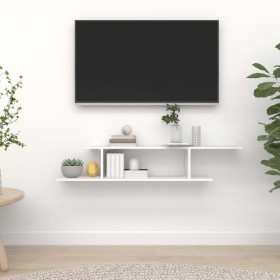 Estante de pared para TV madera contrachapada 125x18x23 cm de vidaXL, Estantes y estanterías - Ref: Foro24-806989, Precio: 34...