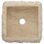 Cremefarbenes Marmorwaschbecken 30x30x13 cm von vidaXL, Sinkt - Ref: Foro24-149174, Preis: 146,16 €, Rabatt: %