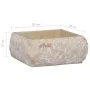 Cremefarbenes Marmorwaschbecken 30x30x13 cm von vidaXL, Sinkt - Ref: Foro24-149174, Preis: 146,16 €, Rabatt: %