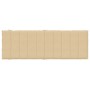 Cojín para tumbona tela beige melange 186x58x4 cm