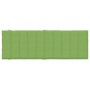 Cojín para tumbona tela verde melange 186x58x4 cm