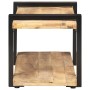Massiver TV-Schrank aus rauem Mangoholz, 90 x 40 x 40 cm von vidaXL, TV-Möbel - Ref: Foro24-320493, Preis: 128,85 €, Rabatt: %