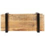 Massiver TV-Schrank aus rauem Mangoholz, 90 x 40 x 40 cm von vidaXL, TV-Möbel - Ref: Foro24-320493, Preis: 128,85 €, Rabatt: %