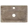 Wandwaschbecken aus grauem Marmor, 38 x 24 x 6,5 cm von vidaXL, Sinkt - Ref: Foro24-149188, Preis: 96,78 €, Rabatt: %