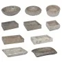 Wandwaschbecken aus grauem Marmor, 38 x 24 x 6,5 cm von vidaXL, Sinkt - Ref: Foro24-149188, Preis: 96,78 €, Rabatt: %