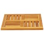 Tablero de mesa cuadrado madera maciza de acacia 50x50x2 cm en Tableros para mesas | Comprar online en Foro24