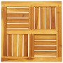 Tablero de mesa cuadrado madera maciza de acacia 50x50x2 cm en Tableros para mesas | Comprar online en Foro24