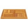 Tablero de mesa cuadrado madera maciza de acacia 60x60x2 cm en Tableros para mesas | Comprar online en Foro24
